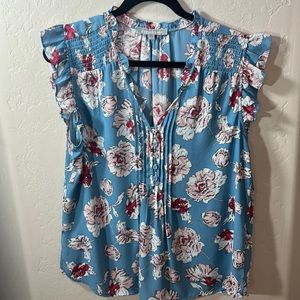 Daniel Rainn floral blouse large